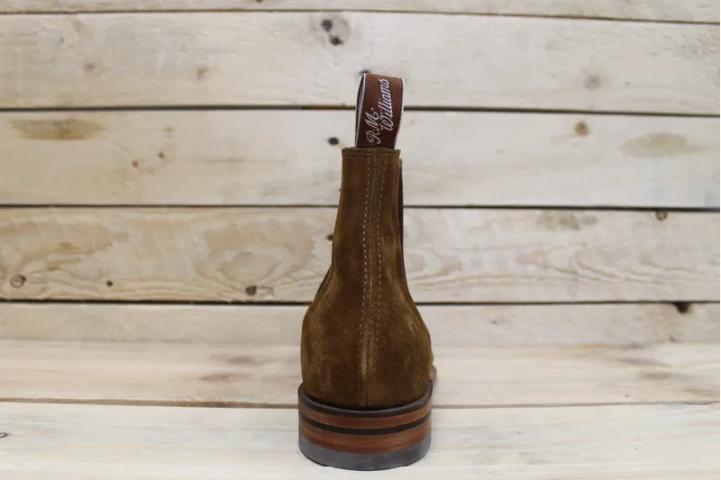 R.M.Williams Comfort Craftsman Suede Boots 9.5G - Mid Brown-1